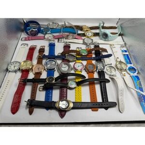 Mixed Brands Womens Watches Lot Of 25 For Parts Or Repair